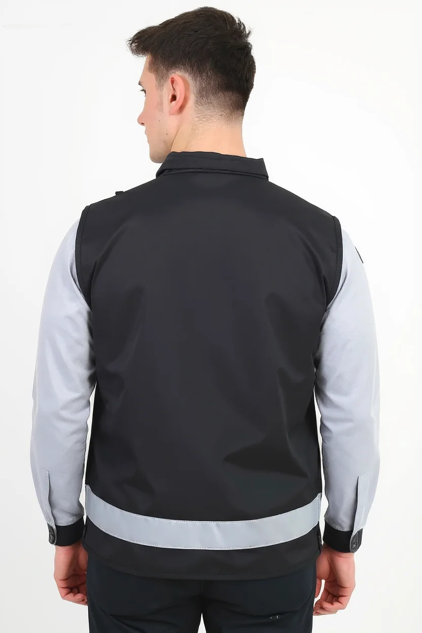 Gri softshell kışlık iş yeleği — astar ve dolgu malzemeleri rehberi | İlke Tekstil Denizli Fabrikası